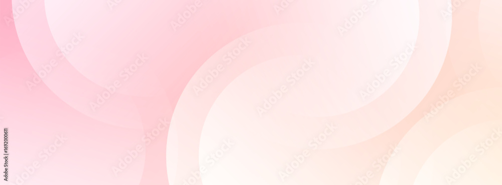 Poster modern abstract banner background featuring soft flowing curves with a subtle pink and cream gradien