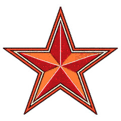 Depicting Create Bold Stroke Pixel Star Back Stunning Creative Visual