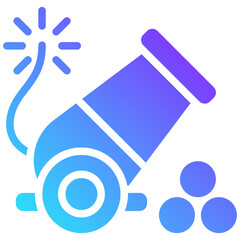 cannon gradient fill icon