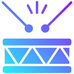 drum gradient fill icon