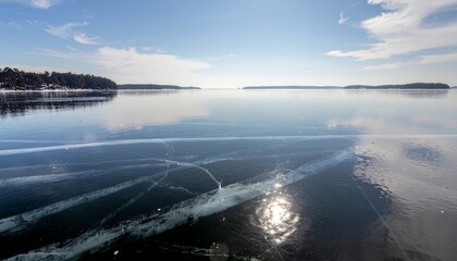 Frozen Lake - Winter Ice Texture