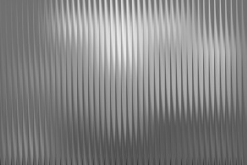 Fototapeta premium Illustration of abstract background with vertical ribbed texture and light reflections