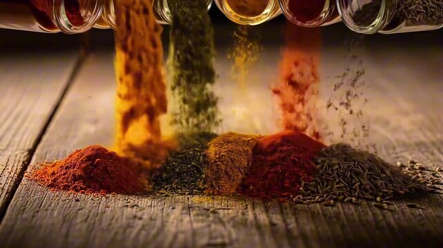 Exotic Spice Extravaganza A Vibrant Cascade of Flavors and Colors from Around the World for Culinary Inspiration
