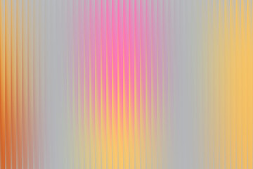 Illustration of abstract background with vertical lines and pink and yellow gradient
