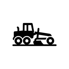 Grader vehicle machine icon