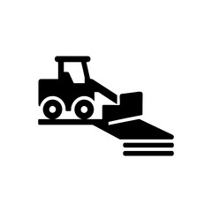 Loader Paving Work Icon