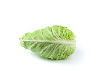 Fototapeta premium Fresh Napa Cabbage Head Isolated on White Background