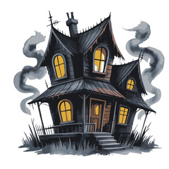 halloween haunted house