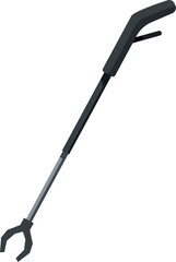 Grabber tool extends reach for picking up items, offering convenience and accessibility