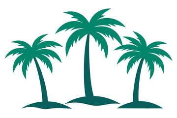 palm trees on the beach