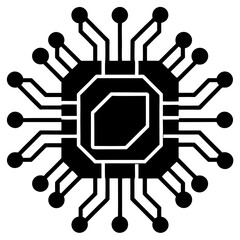 vector illustration of a black circle