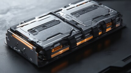 Obraz premium Custom lithium battery systems, lightweight and efficient, tailored for smart devices and EVs
