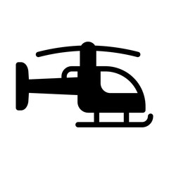 helicopter Solid icon © darwin