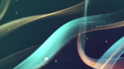 Elegant golden light trails dancing across the screen create a sophisticated and mesmerizing backdrop for your next project or presentation footage - Powered by Adobe