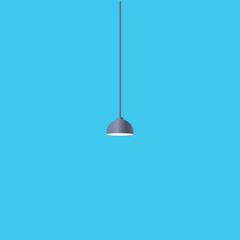 Ceiling lamps interior isolated design