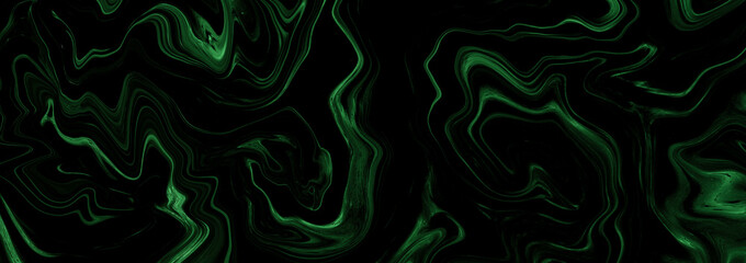 Black green marble oil ink liquid swirl texture for do ceramic counter dark abstract light background tile marble natural for interior decoration and outside.