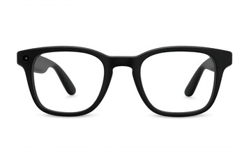 Fototapeta premium Sleek smart glasses featuring integrated camera, showcasing cutting-edge technology and wireless connectivity against transparent backdrop