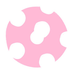 O Alphabet Hand Drawn Style And Pink Design Font Design O Alphabet Isolated