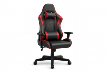 Comfortable gaming chair with adjustable height and lumbar support, perfect for long gaming sessions