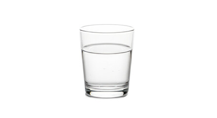 Empty glass of water