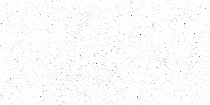 Speckle grain dot white paper noise texture distress effect vector illustration pattern background. Dirty or dust film grain speck grit grunge overlay on white background grain noise particles.