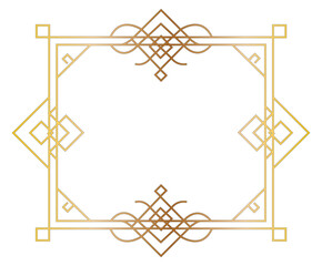 Ornament frame vector, decorative ornament frame vector