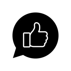 Blog icon vector. Influencer illustration sign. Like symbol collection. Review logo. ambassador mark.