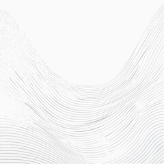 Flowing Lines on a White Background A Modern and Minimalist Design Element