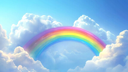 Rainbow isolated on a white background