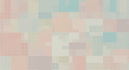 Fototapeta premium Abstract geometric pastel background with soft color palette and subtle textures
