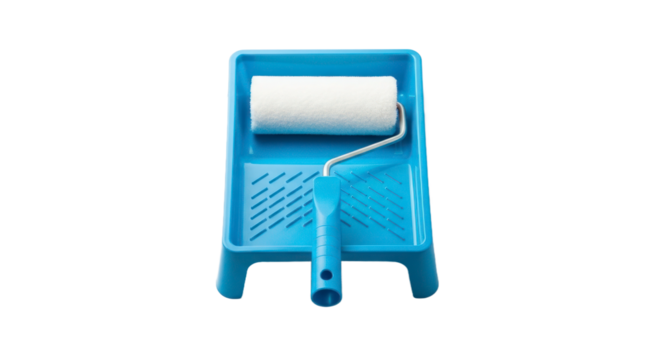 Paint roller and tray home improvement