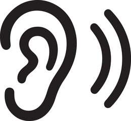 human ear illustration