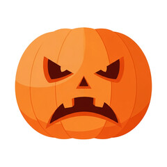Sad Pumpkin Face