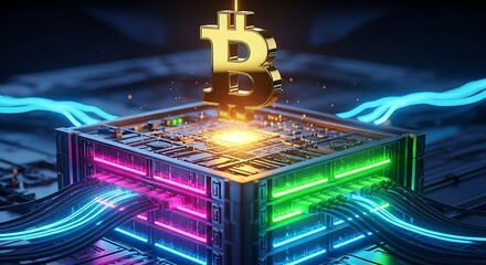 Bitcoin on a Circuit Board - A Digital Currency Future.