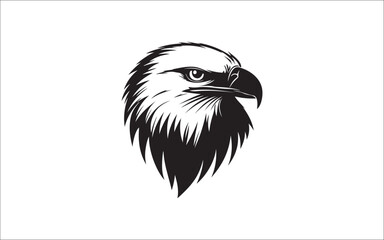 Fototapeta premium eagle head vector illustration
