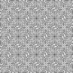 Linear pattern. Digital design.Black and white pattern for web page, textures, card, poster, fabric, textile. Linear Wallpaper Image.
Repeating ornament.