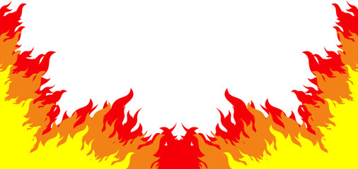 Burning Corner Border Fire