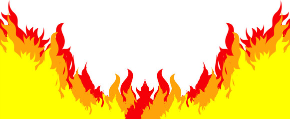 Burning Corner Border Fire