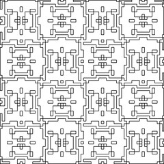 Linear pattern. Digital design.Black and white pattern for web page, textures, card, poster, fabric, textile. Linear Wallpaper Image.
Repeating ornament.