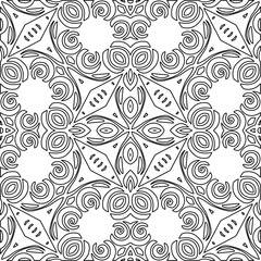 Linear pattern. Digital design.Black and white pattern for web page, textures, card, poster, fabric, textile. Linear Wallpaper Image.
Repeating ornament.