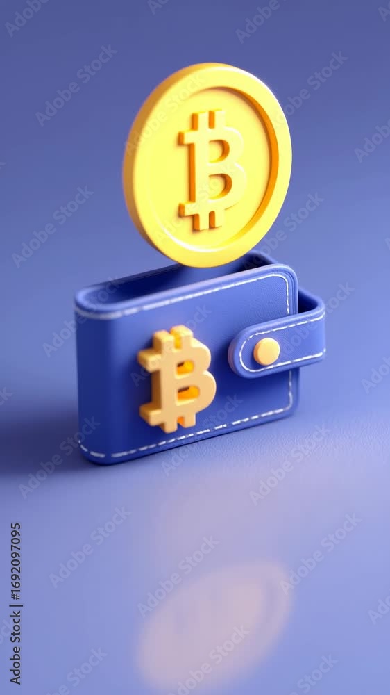 Poster understanding digital wallets for cryptocurrency transactions and how they function in modern financ