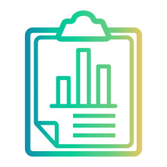 data Line Gradient Icon