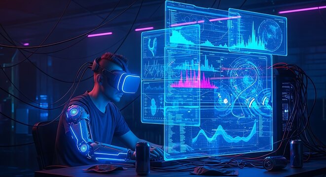 Immersive Data Analysis - A Focused Analyst in Virtual Reality.