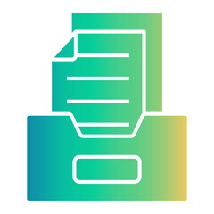 drawer Gradient icon