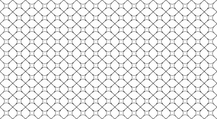Black Geometric Pattern With Rounded Squares abstract