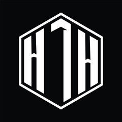 HTH letter design. HTH letter technology logo design. HTH Monogram logo design for an entrepreneur and business.