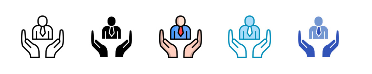 Empowerment  Icon Set Multiple Style Collection