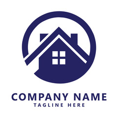 The real estate logo design and icon template