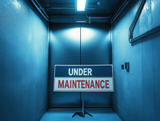 under maintenance signboard