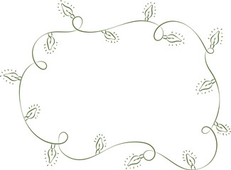 Christmas Light Garland Frame